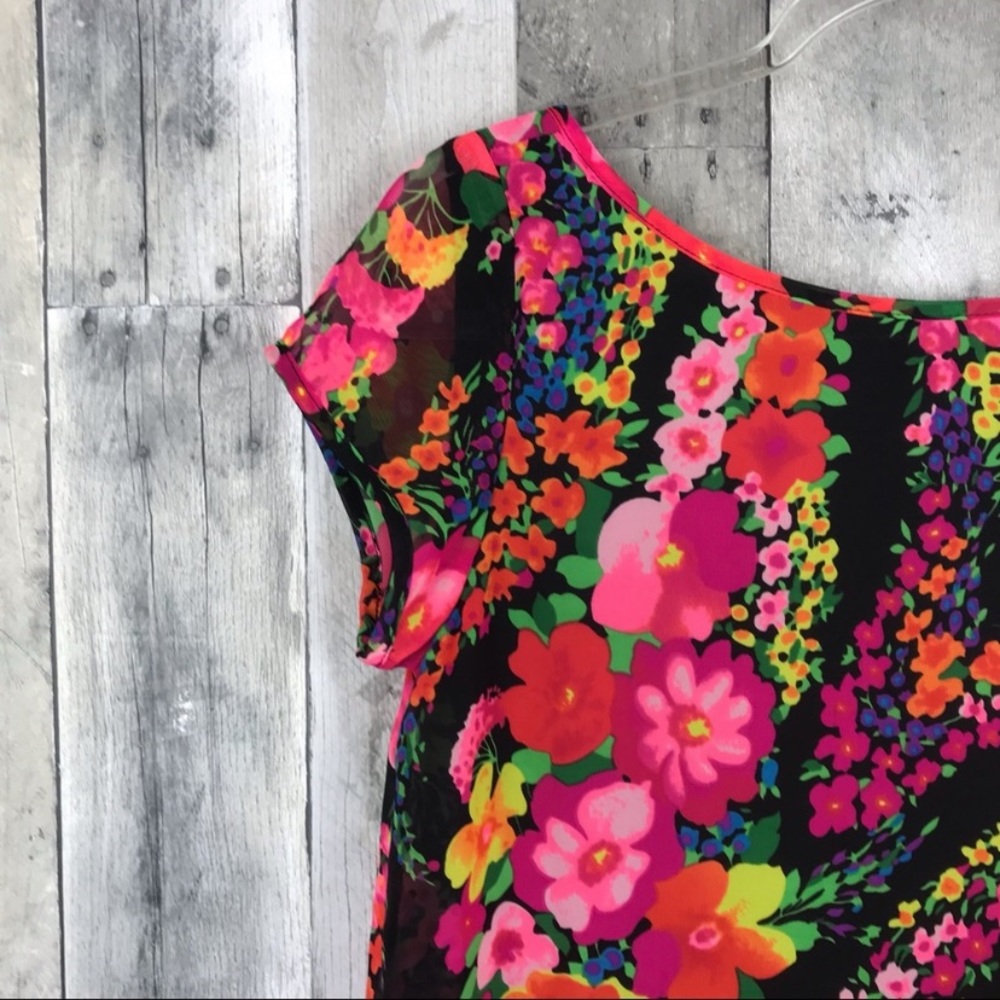 Show Me Your MuMu Floral Zozi Babydoll Dress Small - Picture 4 of 7